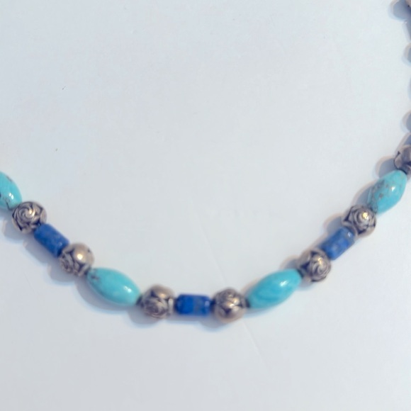 Multi color beaded necklace - Picture 3 of 3